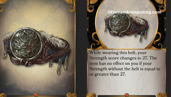 6 Top Belt Of Giant Strength 5E [Wear The Power Of Giants]