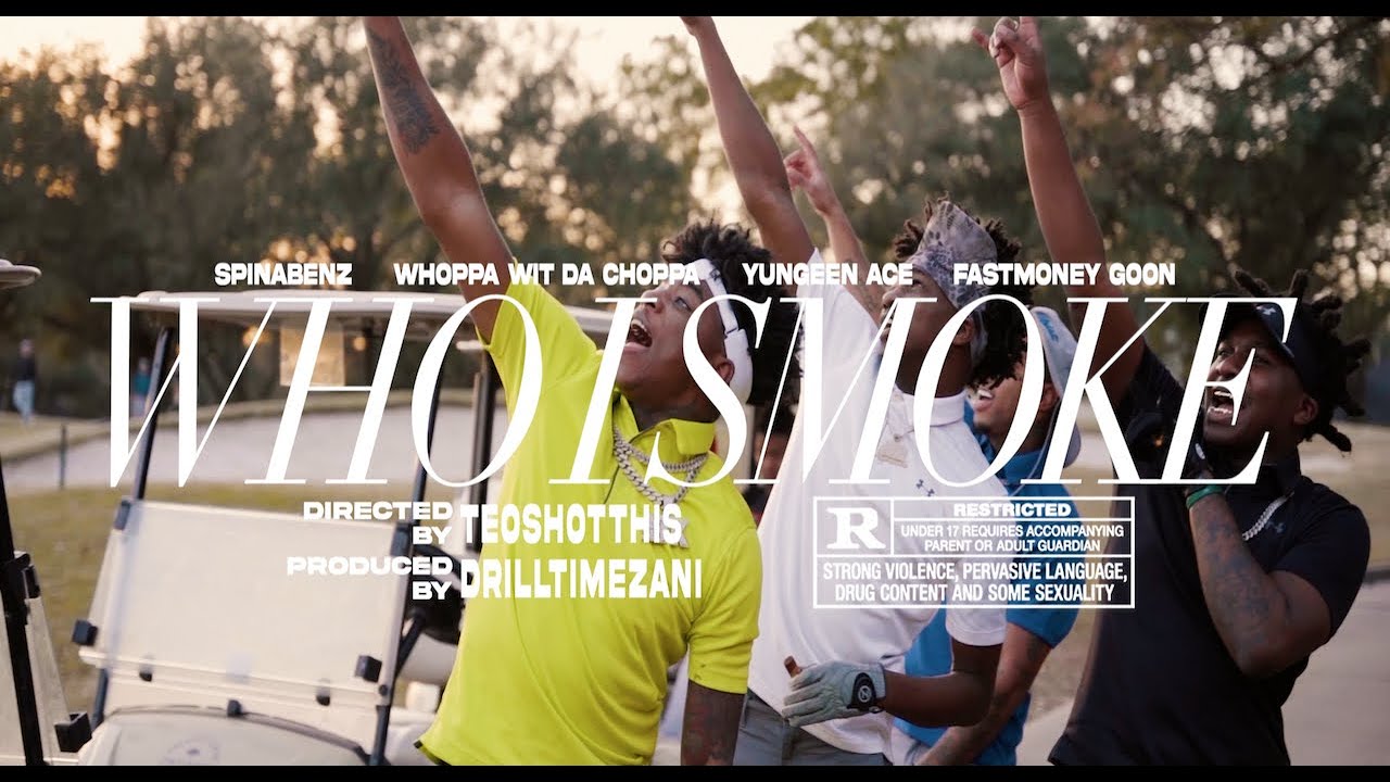 Spinabenz, Whoppa Wit Da Choppa, Yungeen Ace, & FastMoney Goon - Who I Smoke (Official Music Video)