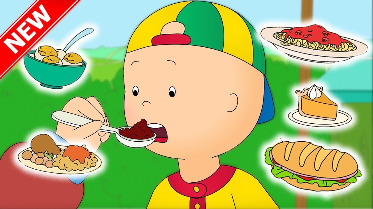 ★NEW★ Caillou and the FOOD FAIR | Funny Animated cartoon for Kids | Cartoon Caillou l Cartoon Movie