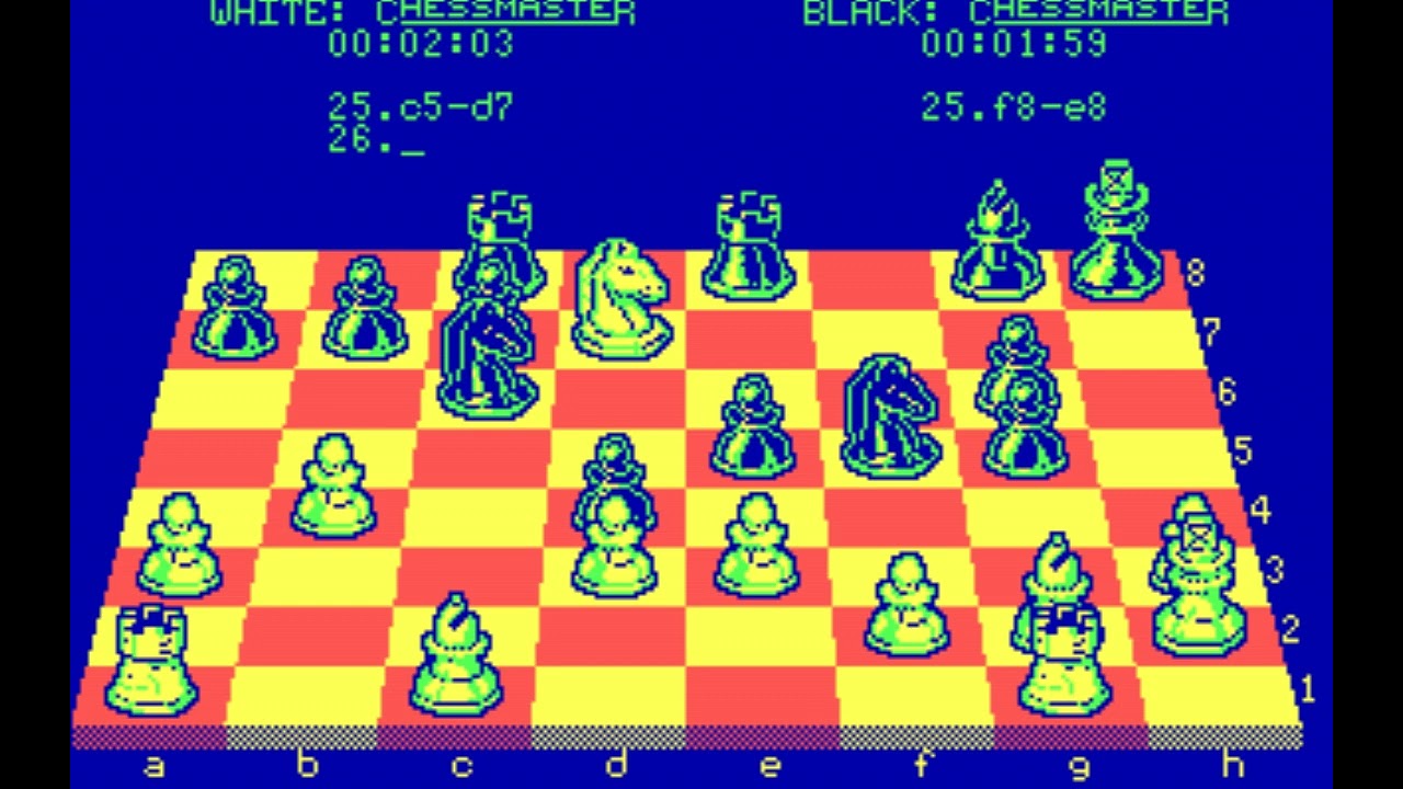The Chessmaster 2000 (The Software Toolworks) (MS-DOS) [1986] [PC Longplay]