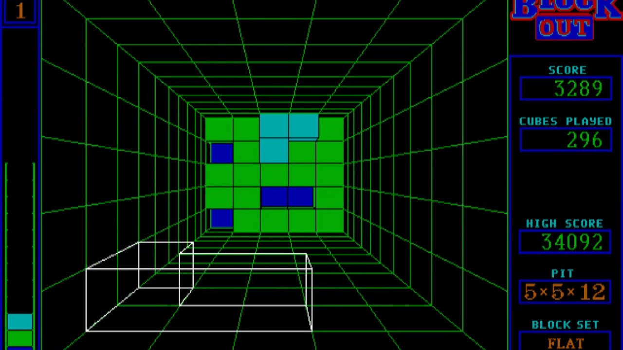 BlockOut! (PC/DOS) 1989, California Dreams