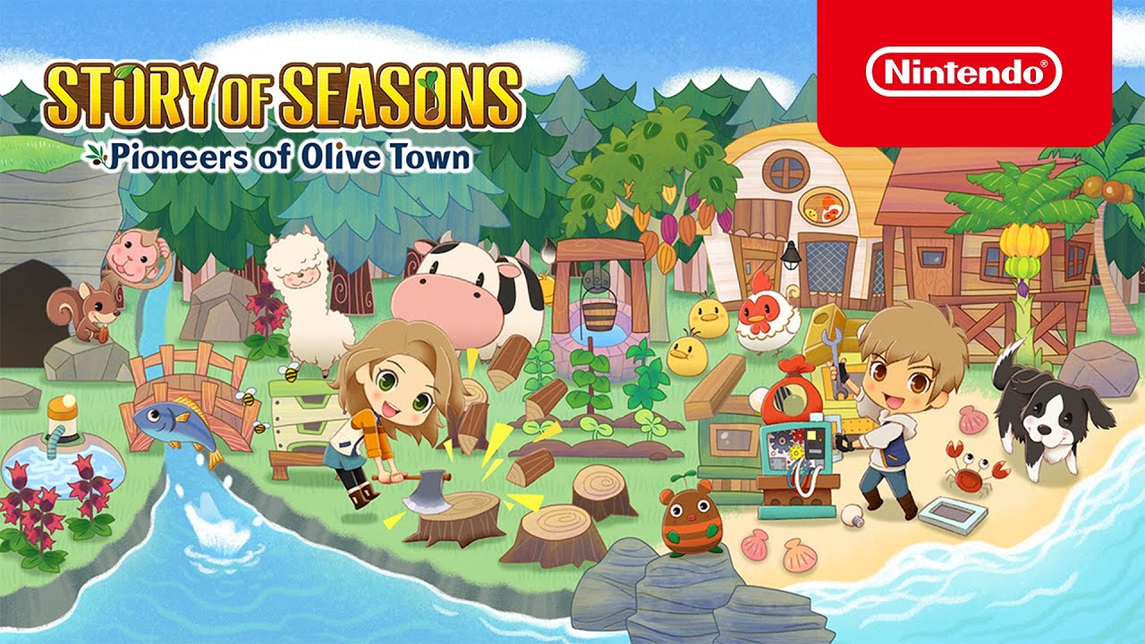 STORY OF SEASONS: Pioneers of Olive Town - Launch Trailer - Nintendo Switch