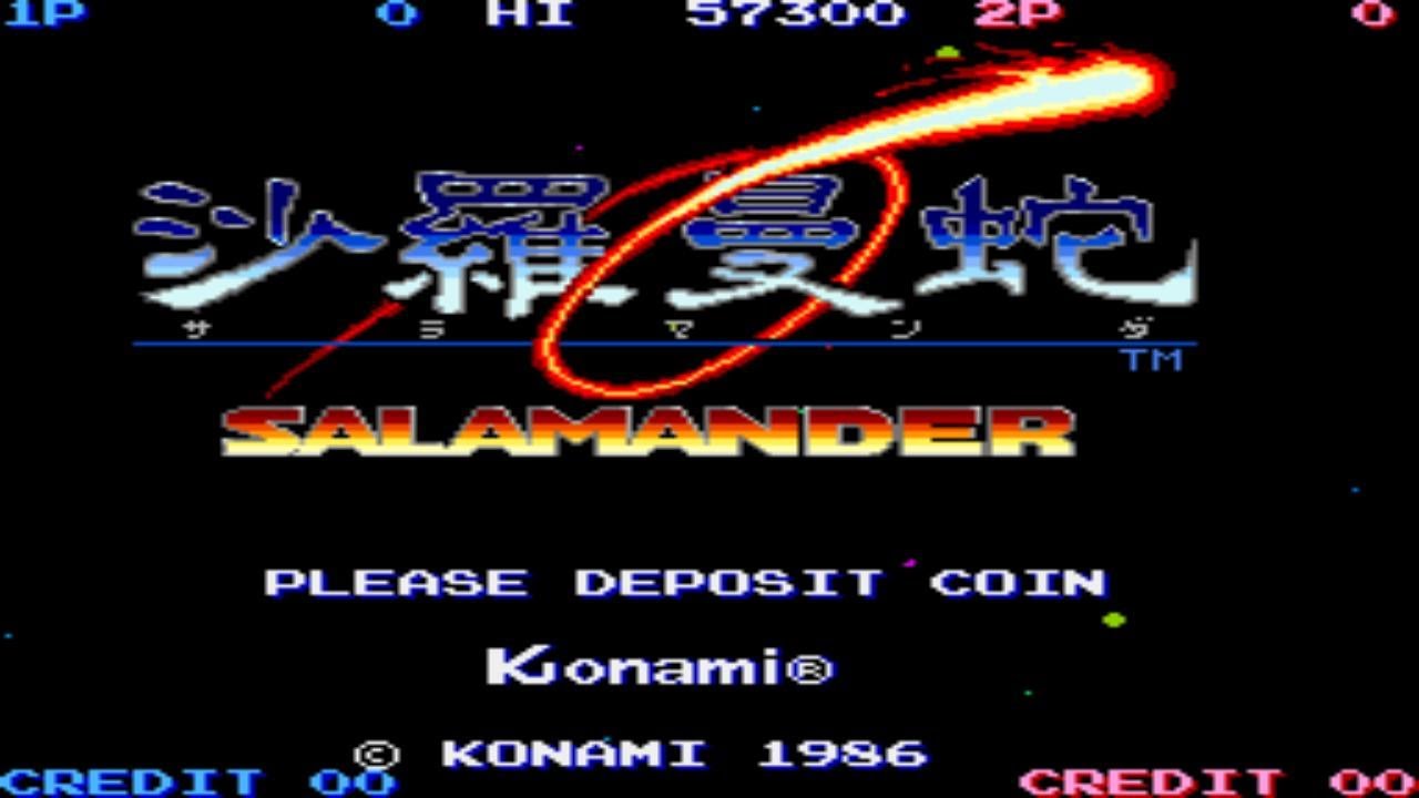 Salamander Part 1 of 2 1986 Konami Mame Retro Arcade Games