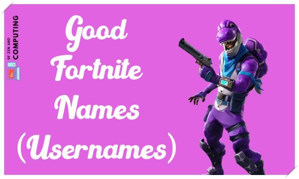 Cool Names For Fortnite That Are Not Used