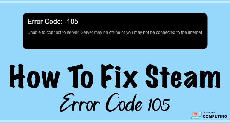 Steam Error Code 105 100 Working Fix October 2020 - roblox connection issues 2020