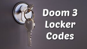 Doom 3 Locker Codes (2020) Storage BFG