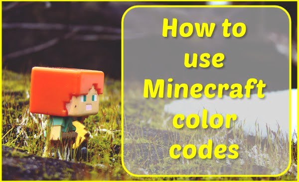 Como usar códigos de cores para Minecraft?