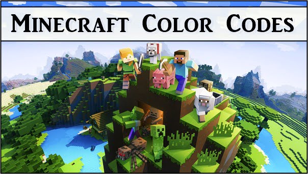 Códigos de color de Minecraft (2020) Chat, señal, MOTD, hexadecimal, texto