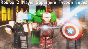 Roblox 2 Player Superhero Tycoon Codes (2020)