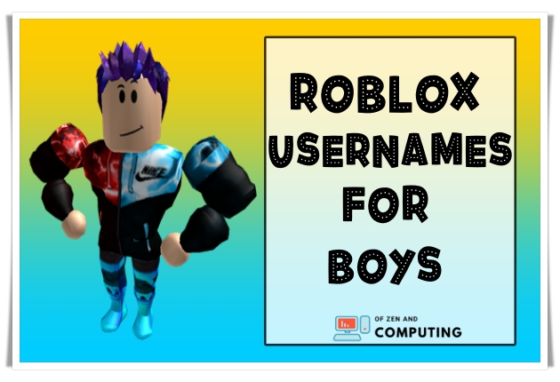 Cool Roblox Usernames Not Taken 2021 Boy - Jas fur Kid