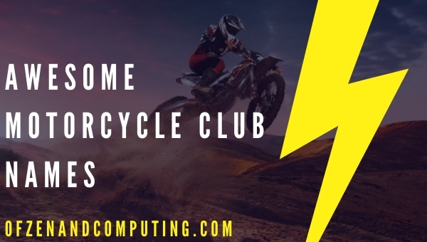 Awesome Motorcycle Club Names Ideas (2025)