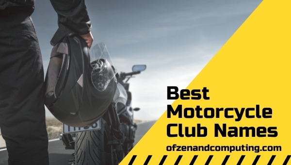 Best Motorcycle Club Names Ideas (2025)