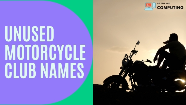 1900+ Motorcycle Club Names (2023) Cool, Funny Biker Names