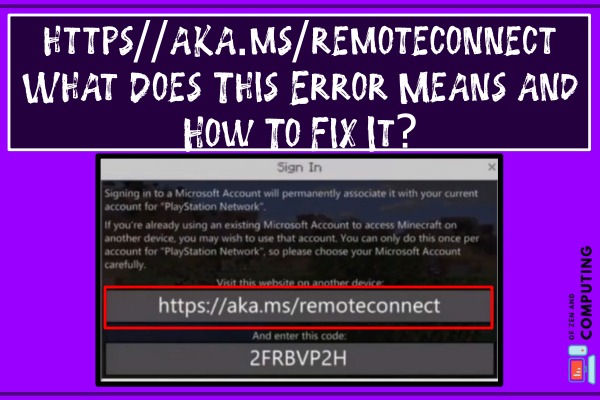 https aka ms remoteconnect: What It Means and How To Fix It?