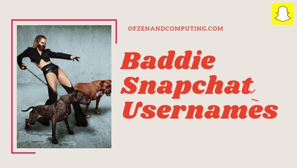 Baddie Snapchat Usernames Ideas (Names)