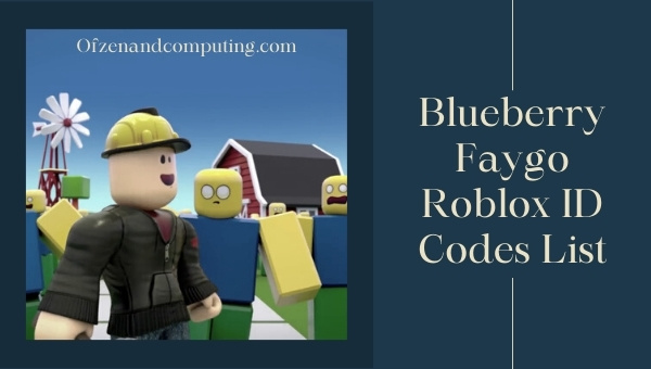 Blueberry Faygo Roblox ID Codes List (2022)