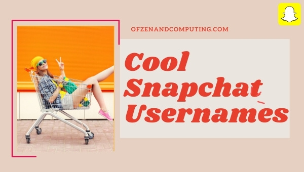 Cool Snapchat Usernames Ideas (2025)
