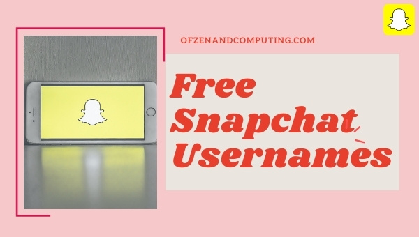 Free Snapchat Usernames (2025)