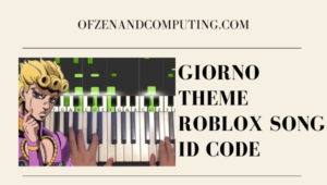 Giorno Theme Roblox ID Code (2022): Song / Music ID Codes