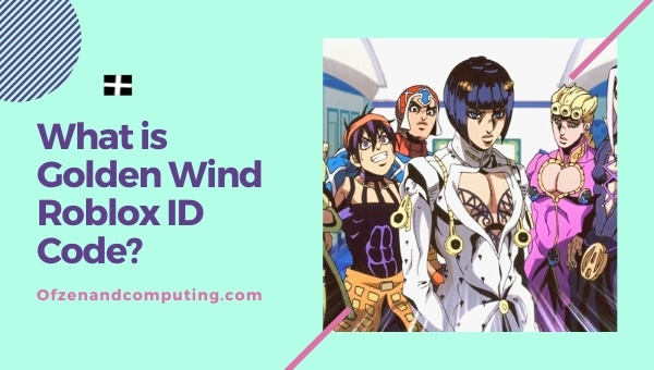 What is Golden Wind Roblox ID Code?
