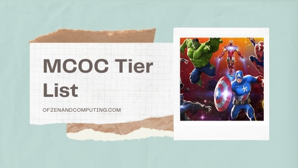 MCOC Tier List (2022): Marvel Contest of Champions