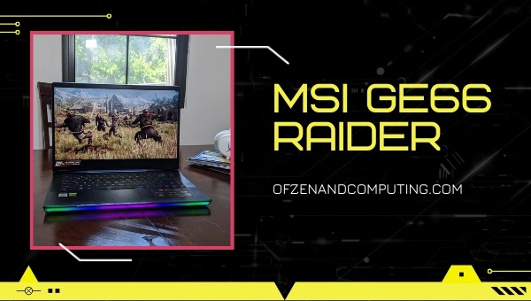 MSI GE66 Raider Gaming Laptop