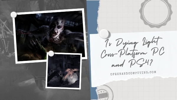 Is Dying Light Cross-Platform PC and PS4?
