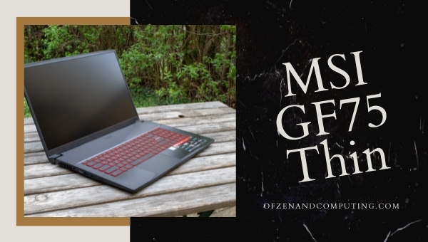 MSI GF75 Thin