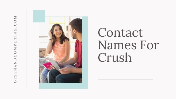 Contact Names For Crush (2025)
