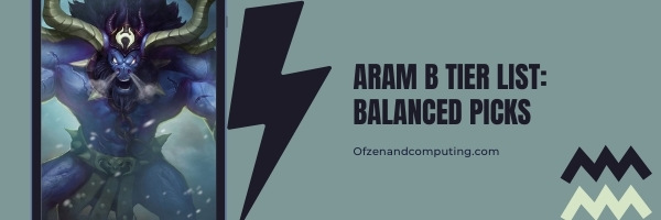 LoL ARAM B Tier List (2022)
