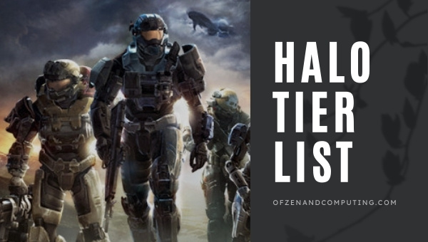 Halo Tier List (2022)