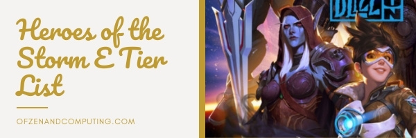 HOTS - Heroes of the Storm E Tier List (2022)