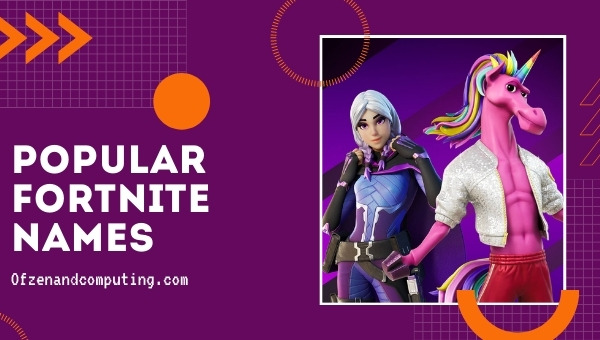 Popular Fortnite Names / Usernames (2022)