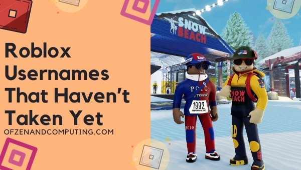 Roblox Usernames That Haven't Taken Yet (2022)