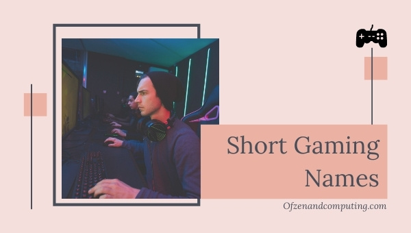 Short Gaming Names Ideas (2025)