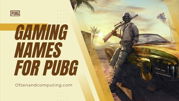 Gaming Names For PUBG (2022)