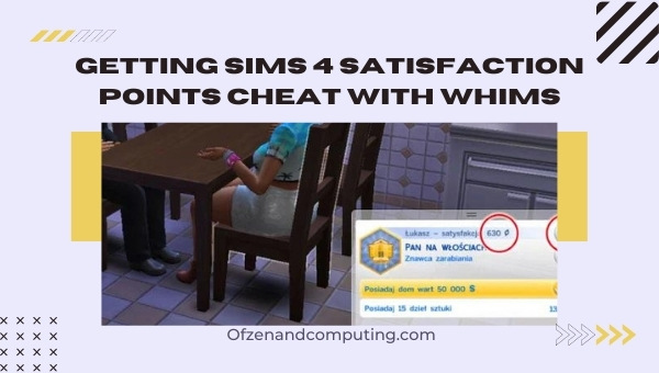 Getting Sims 4 Satisfaction Points Cheat with Whims