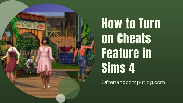 How to Turn on Cheats Feature in The Sims 4? 