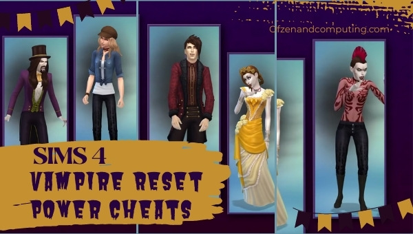 Sims 4 Vampire Reset Power Cheats (2022)
