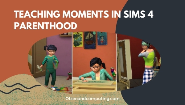 Teaching Moments in The Sims 4 Parenthood 