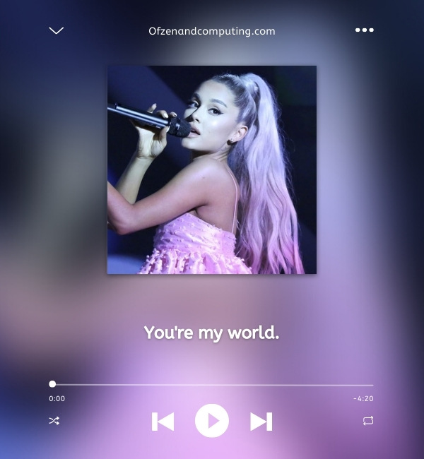 Ariana Grande Song Lyrics for Instagram Captions (2022)
