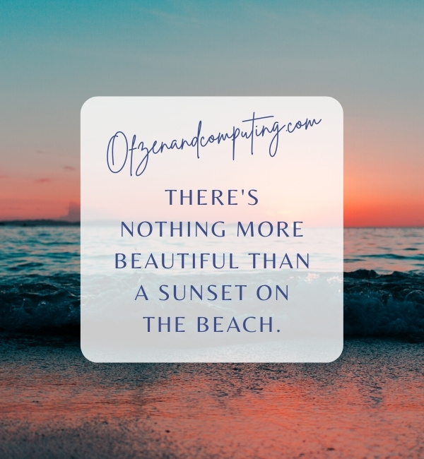 Beach Sunset Captions For Instagram (2022)