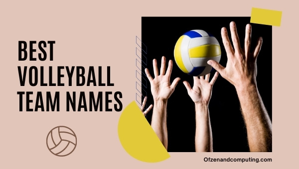 Best Volleyball Team Names Ideas (2025)
