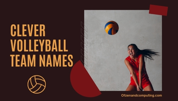 Clever Volleyball Team Names Ideas (2022)