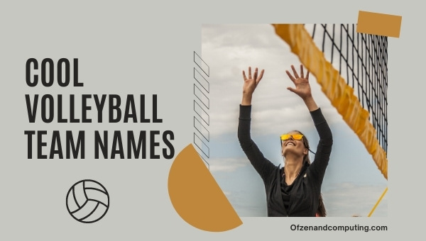 Cool Volleyball Team Names Ideas (2025)