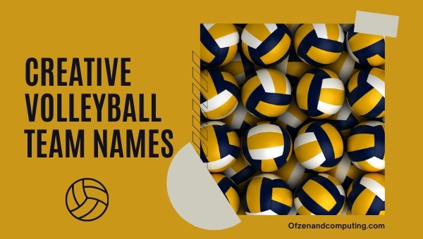 Creative Volleyball Team Names Ideas (2022)