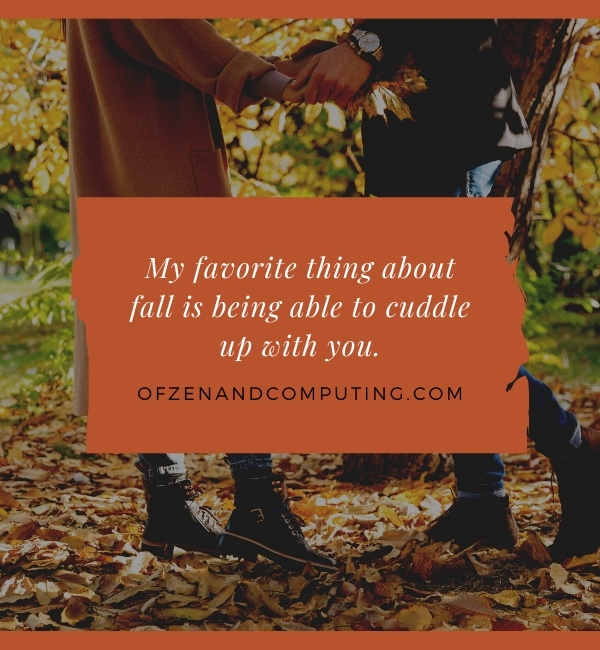 Fall Couple Captions For Instagram (2022)