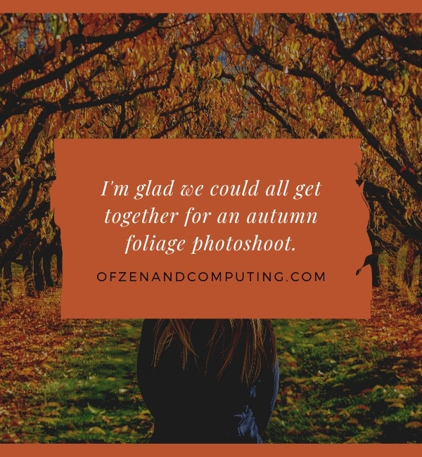 Fall Instagram Captions With Friends (2022)