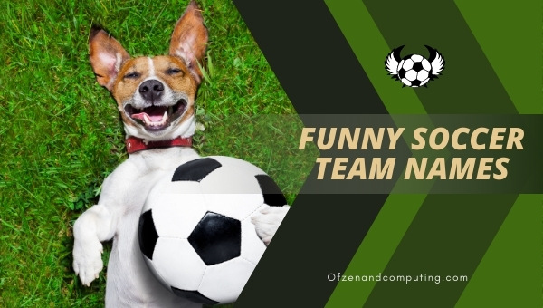 Funny Soccer Team Names Ideas (2022)