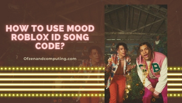 How To Use Mood Roblox Song ID Code?